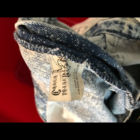 Congo Trader Vintage Acid Wash Jeans Shorts 13/14 - Picture 5 of 6